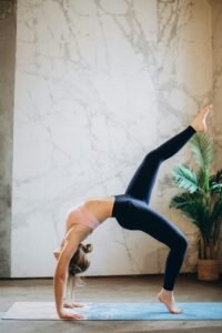 Woman Practicing Yoga