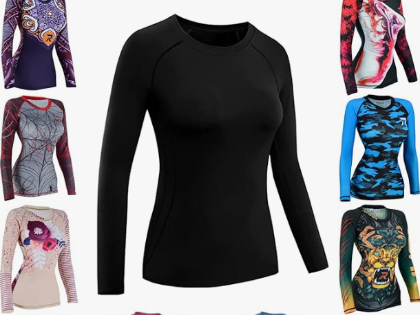 Screenshot 2025-06-14 2.39.54 PM ROAR Women's MMA Grappling Rash Guard Review